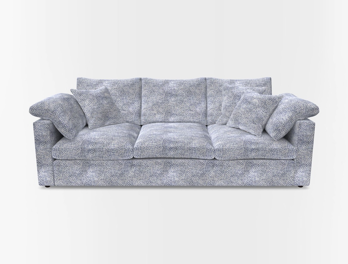4 Seater Straight Arm Sofa