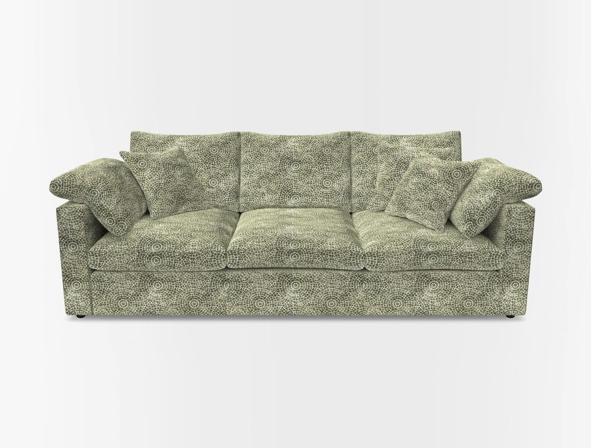 4 Seater Straight Arm Sofa