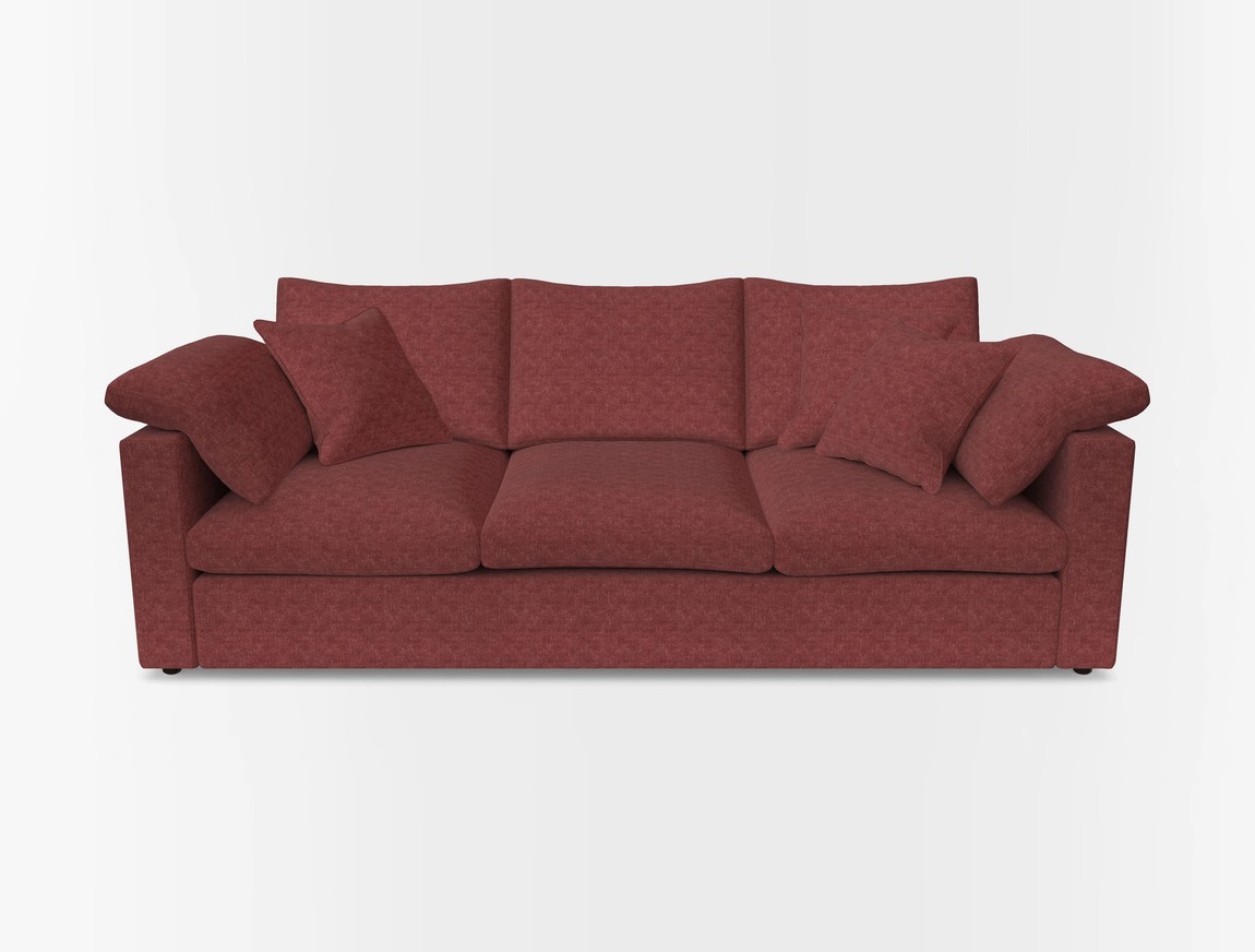 4 Seater Straight Arm Sofa