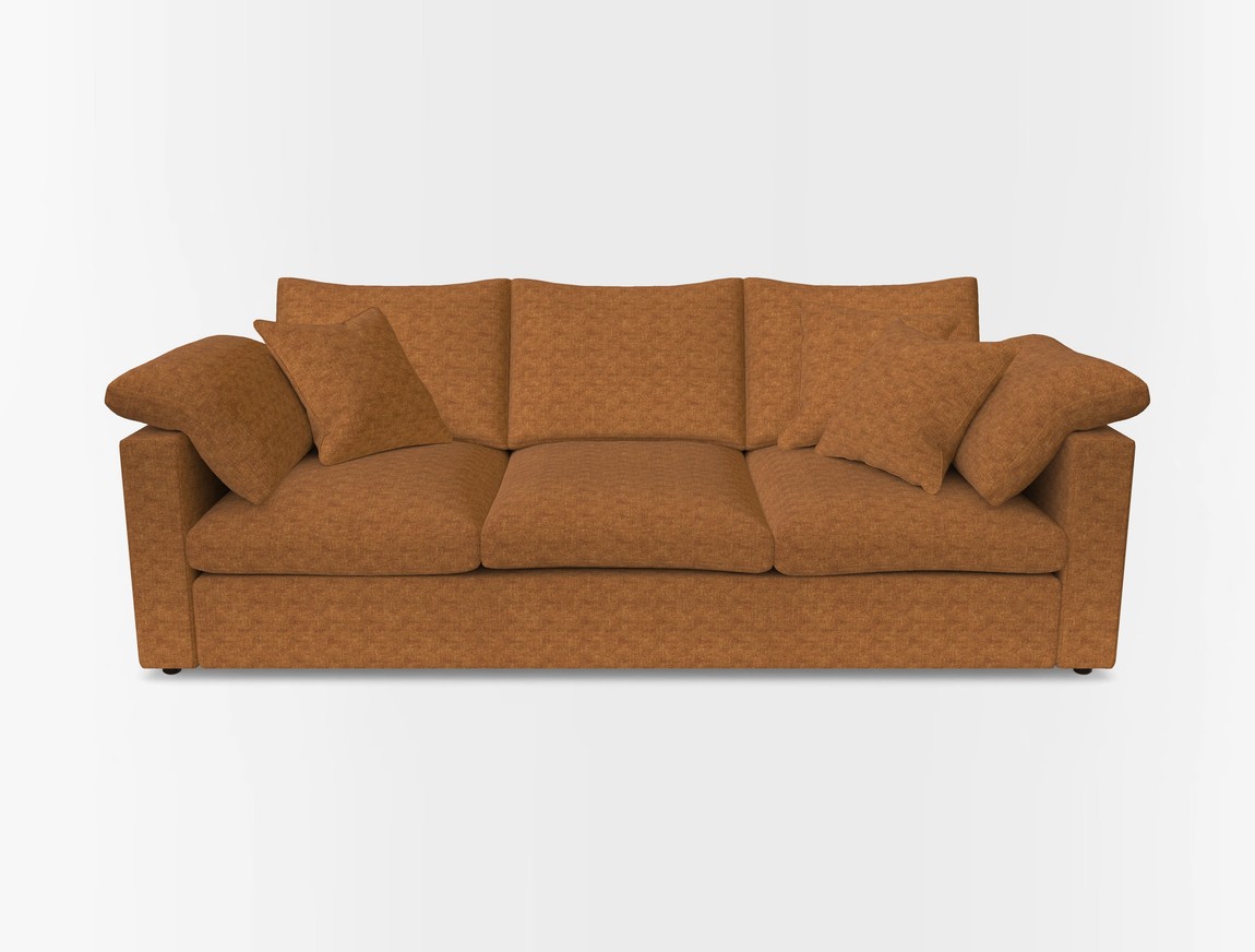 4 Seater Straight Arm Sofa