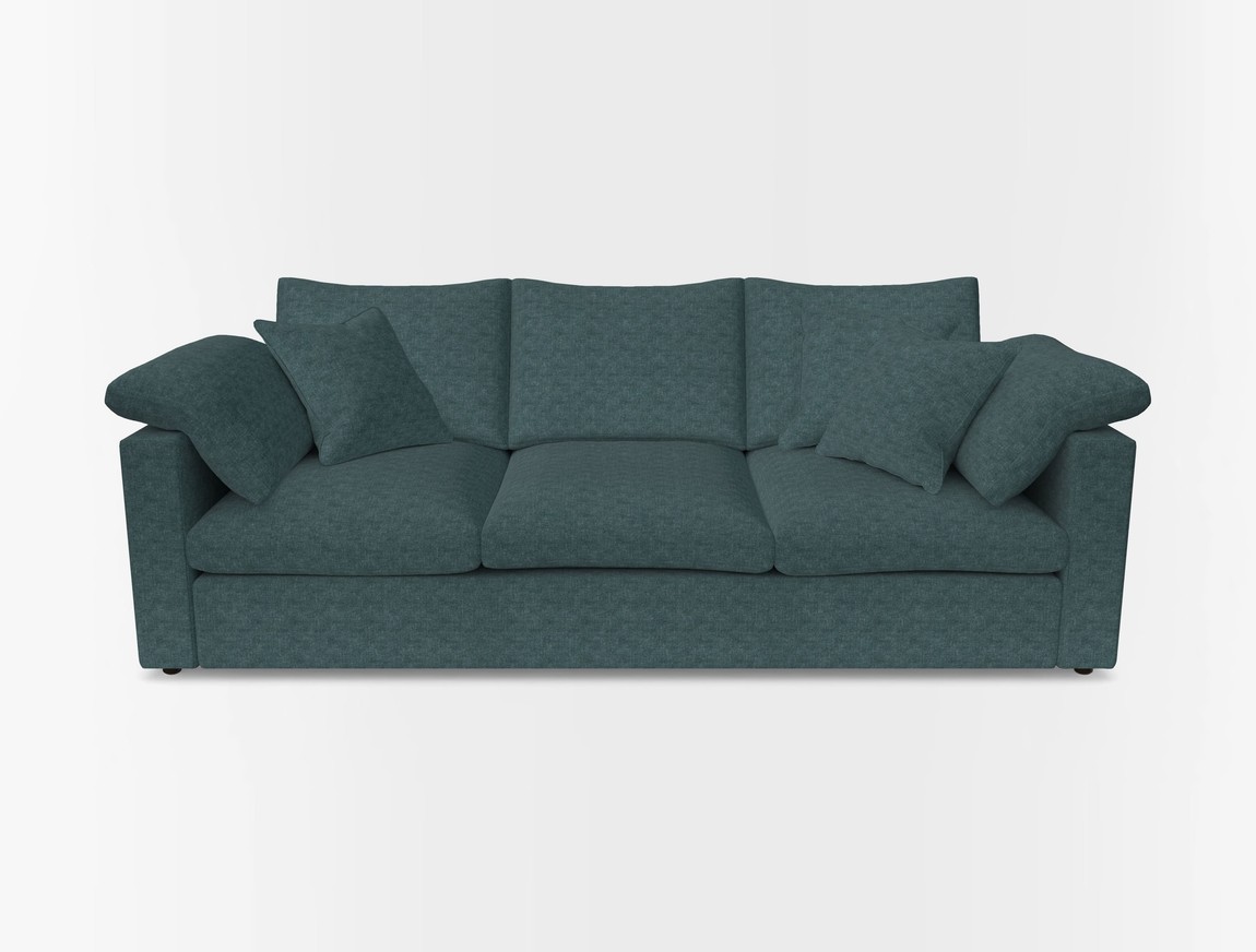 4 Seater Straight Arm Sofa