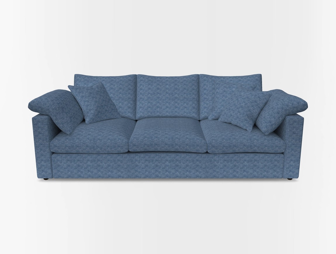 4 Seater Straight Arm Sofa