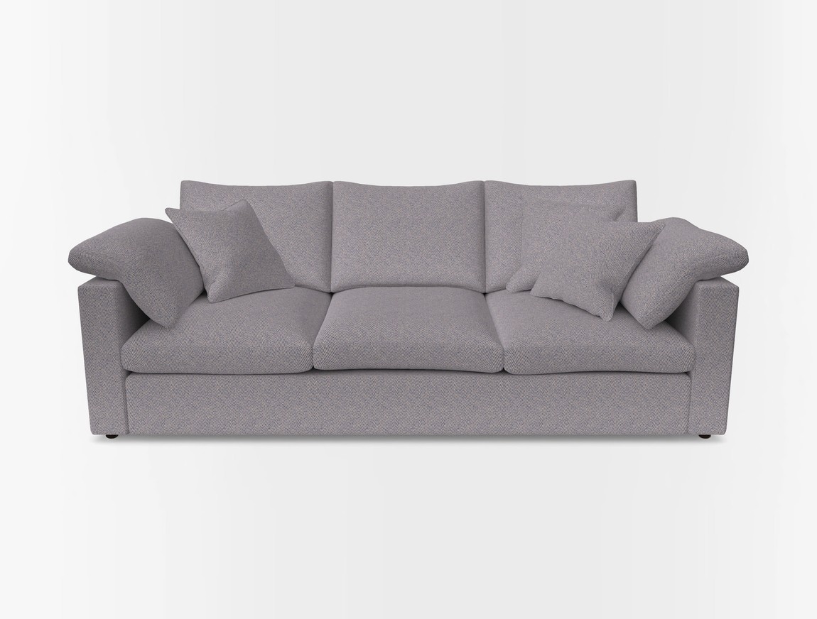 4 Seater Straight Arm Sofa