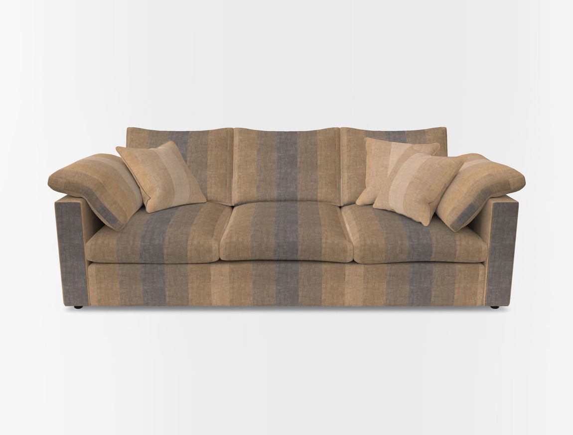 4 Seater Straight Arm Sofa