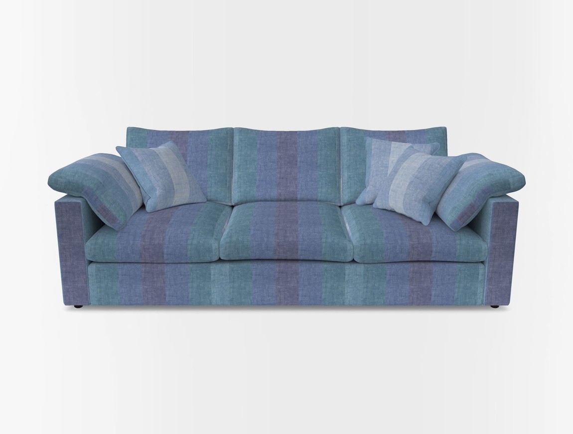 4 Seater Straight Arm Sofa