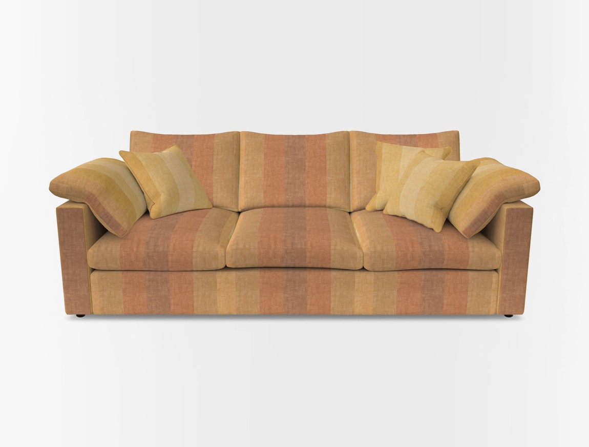 4 Seater Straight Arm Sofa