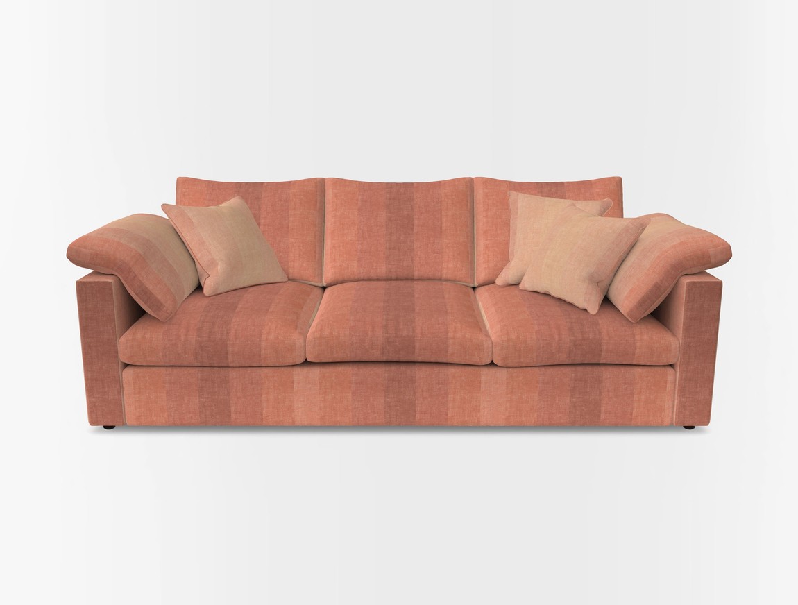 4 Seater Straight Arm Sofa
