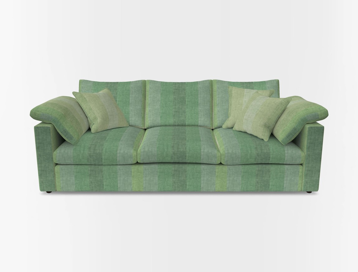 4 Seater Straight Arm Sofa