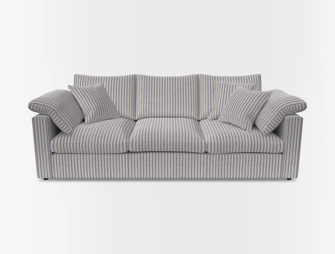 4 Seater Straight Arm Sofa