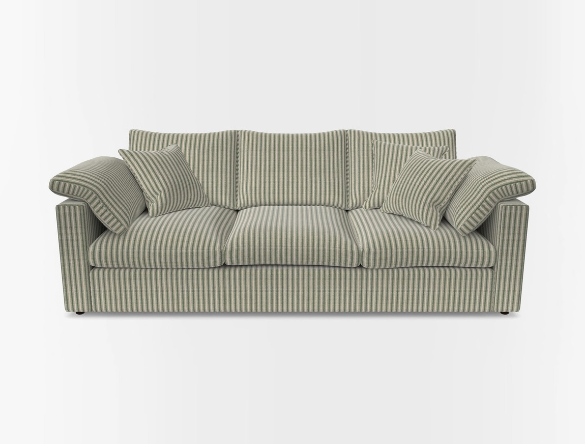 4 Seater Straight Arm Sofa