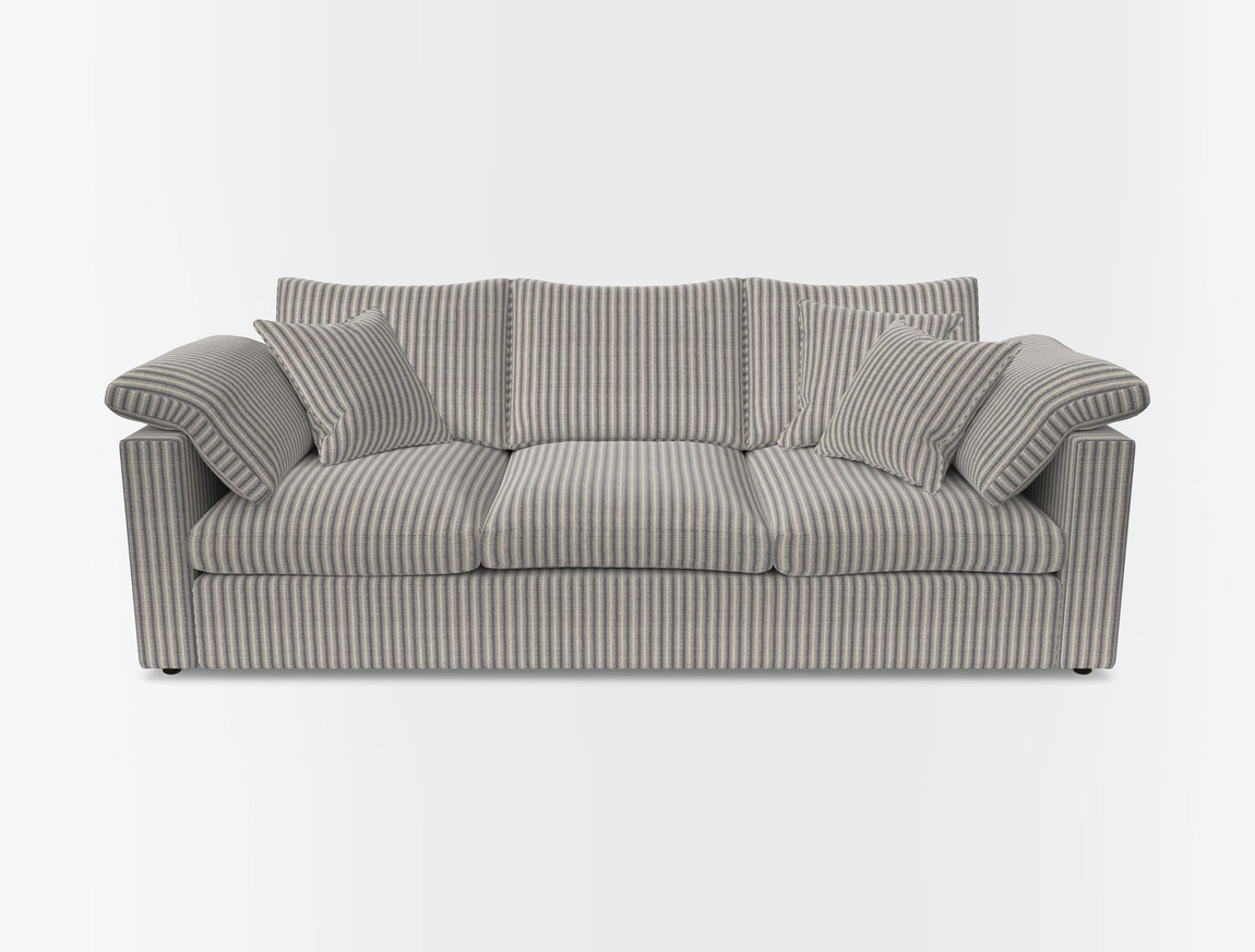 4 Seater Straight Arm Sofa