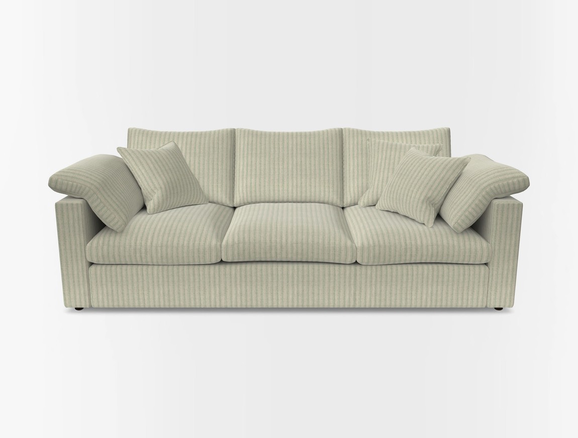4 Seater Straight Arm Sofa