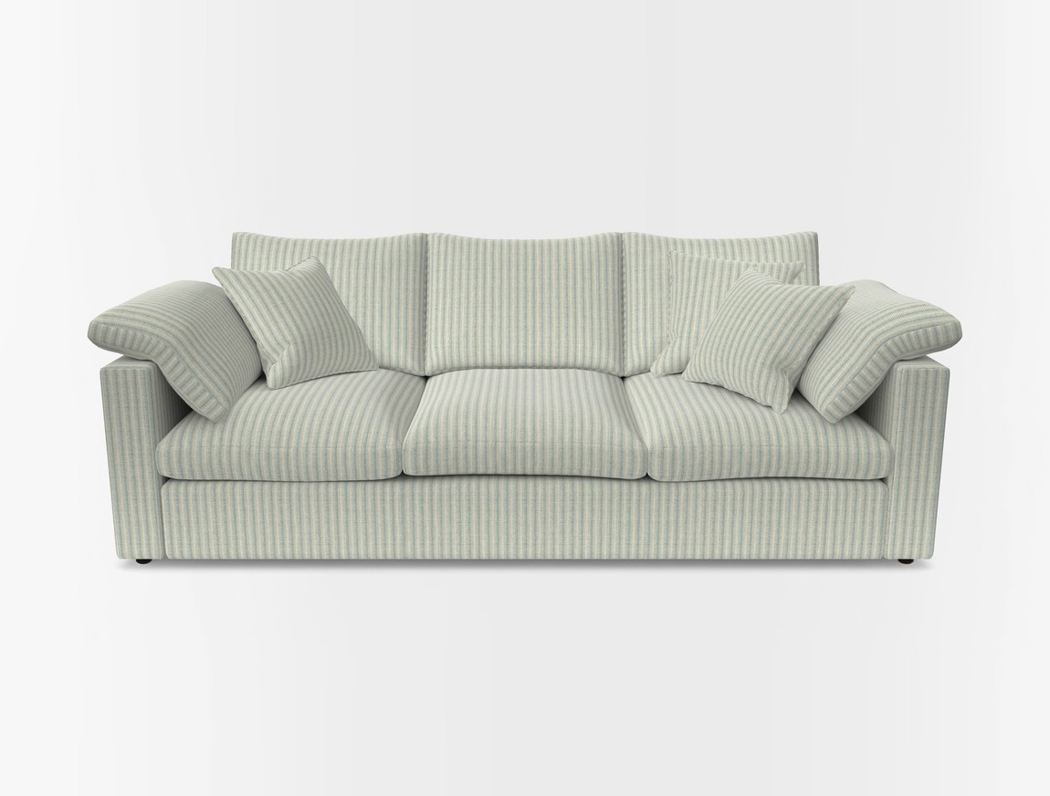 4 Seater Straight Arm Sofa