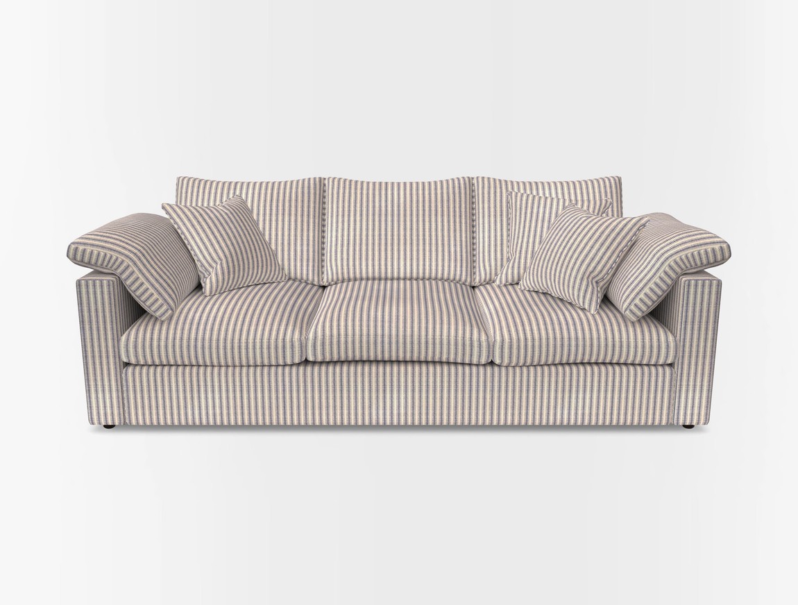 4 Seater Straight Arm Sofa