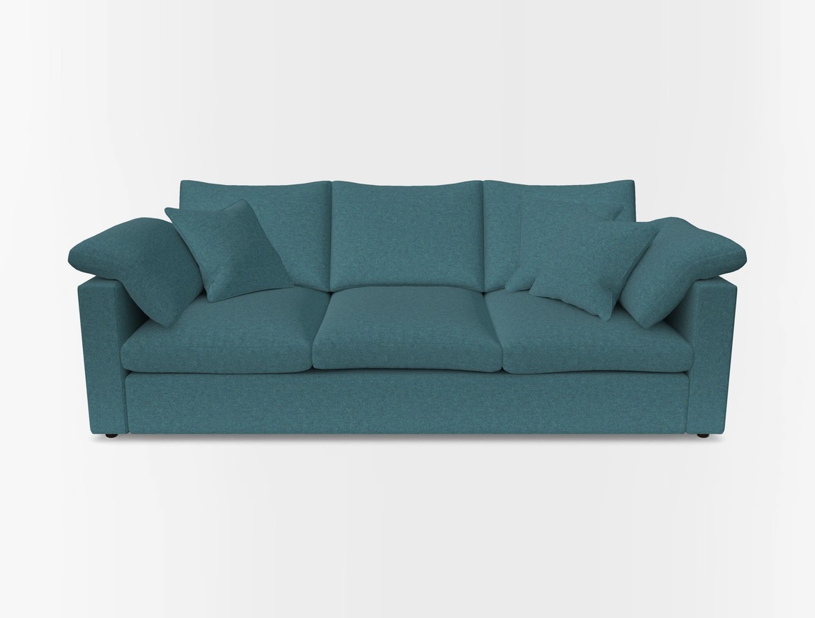 4 Seater Straight Arm Sofa