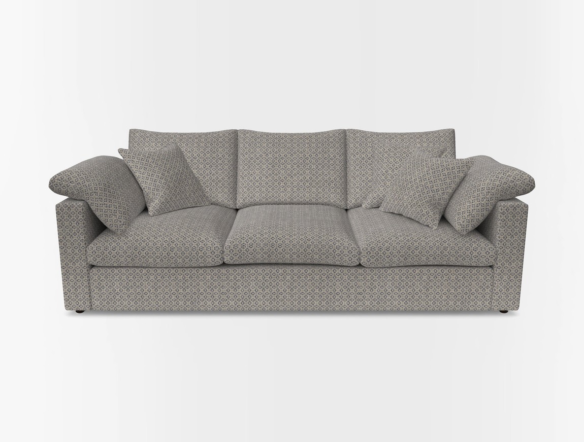 4 Seater Straight Arm Sofa