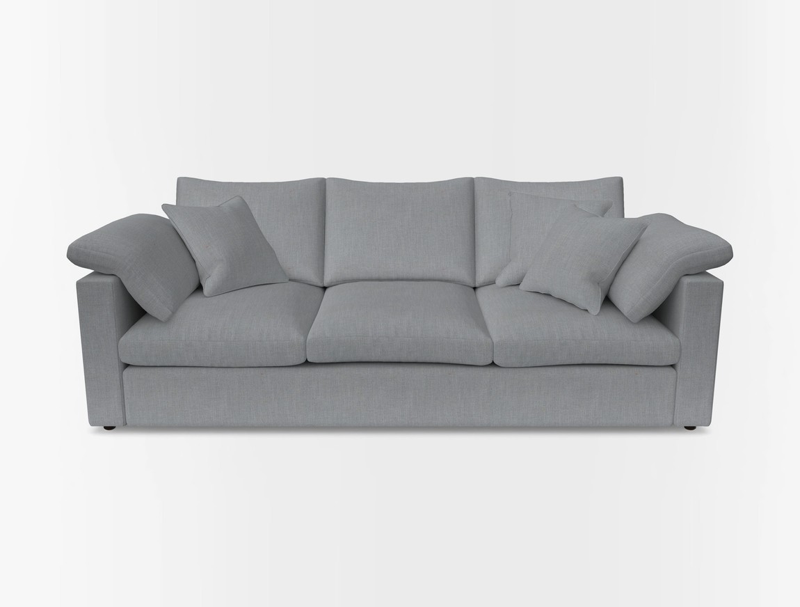 4 Seater Straight Arm Sofa