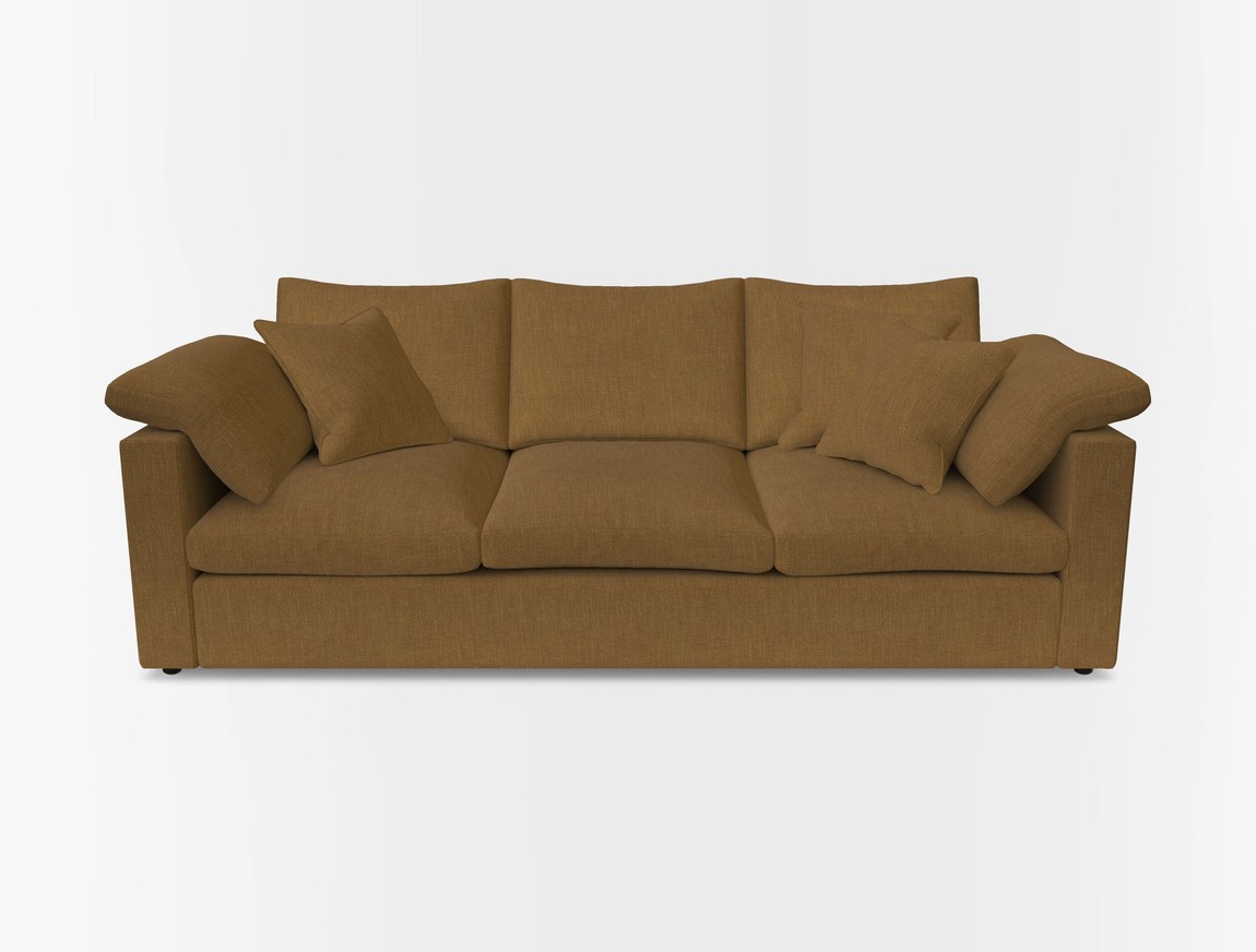 4 Seater Straight Arm Sofa