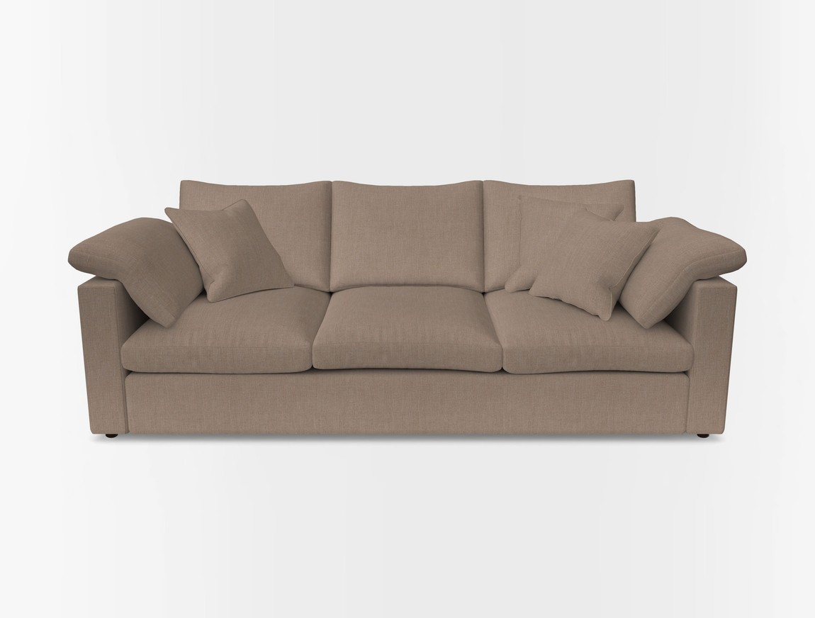 4 Seater Straight Arm Sofa