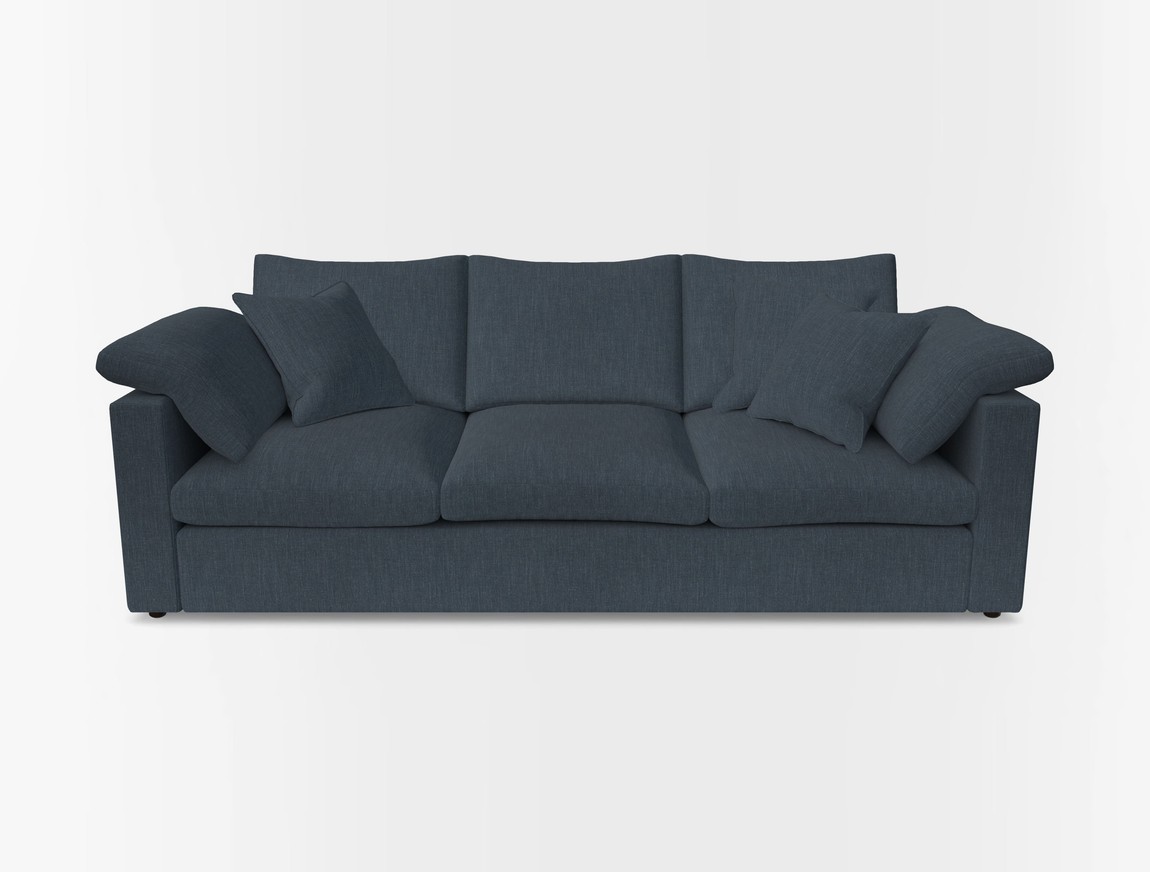 4 Seater Straight Arm Sofa