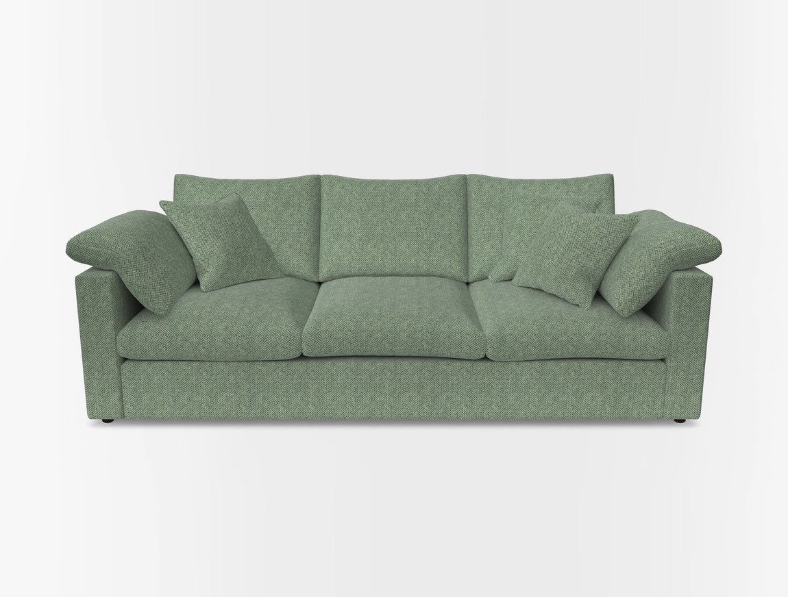 4 Seater Straight Arm Sofa