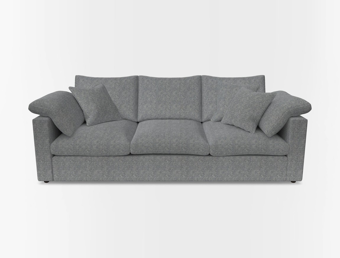 4 Seater Straight Arm Sofa