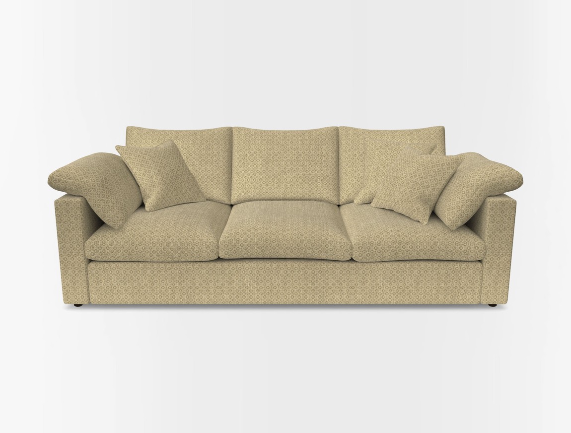 4 Seater Straight Arm Sofa