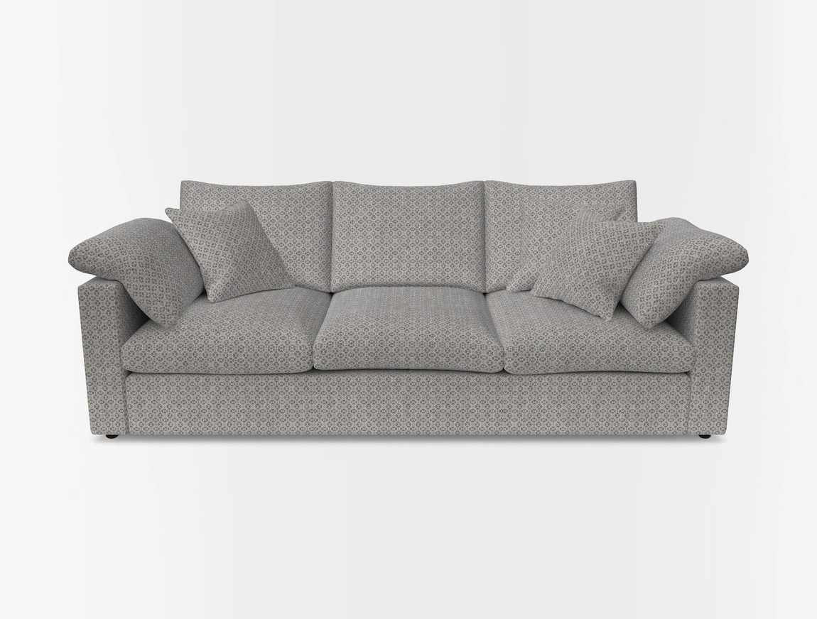 4 Seater Straight Arm Sofa
