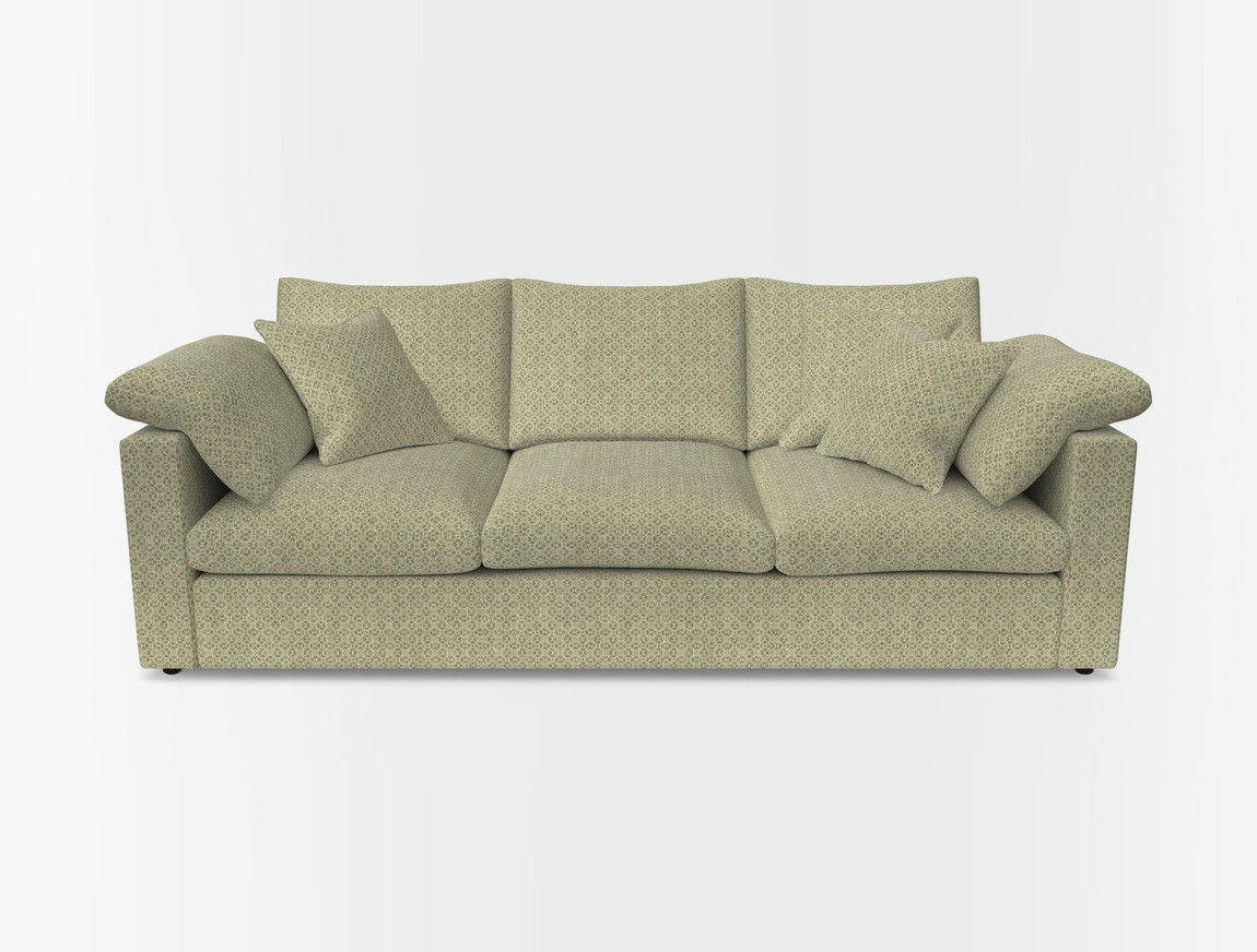4 Seater Straight Arm Sofa