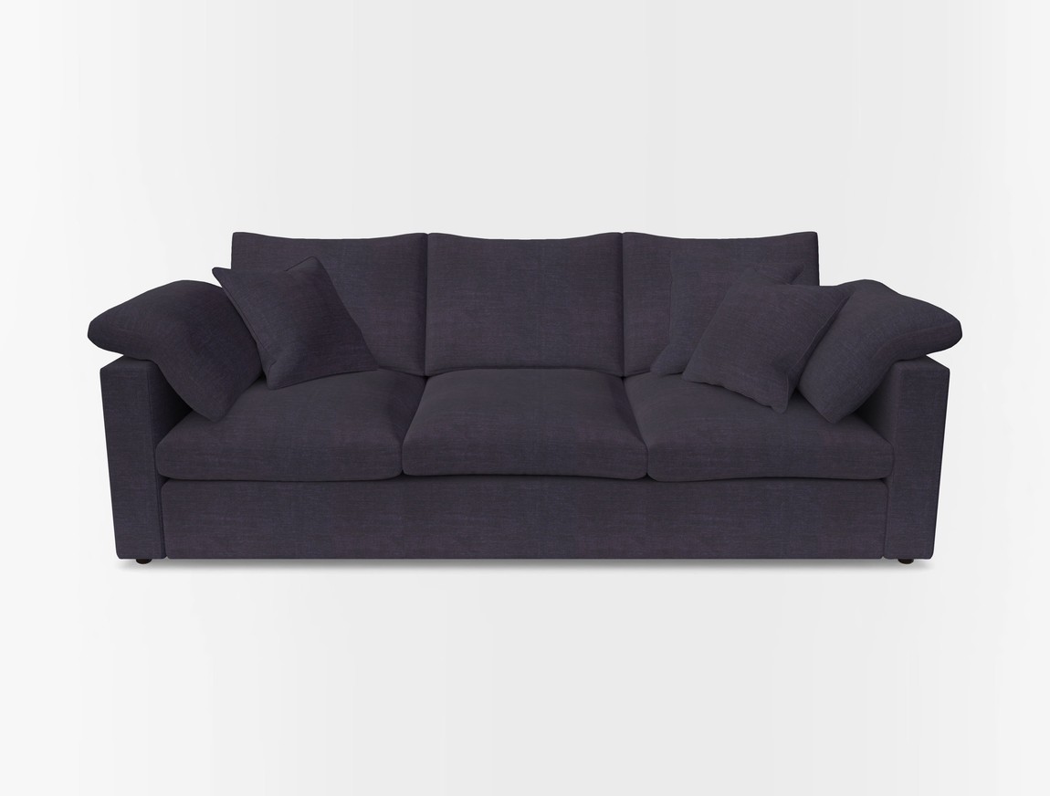 4 Seater Straight Arm Sofa