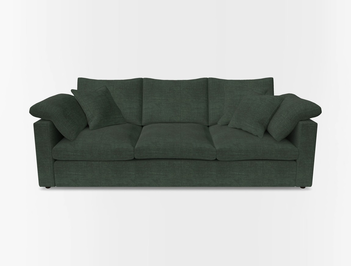 4 Seater Straight Arm Sofa