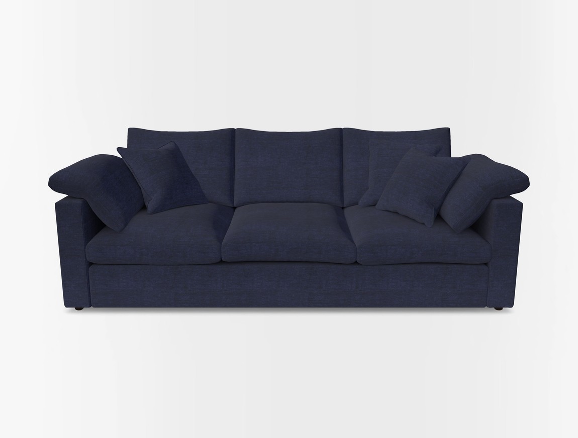 4 Seater Straight Arm Sofa