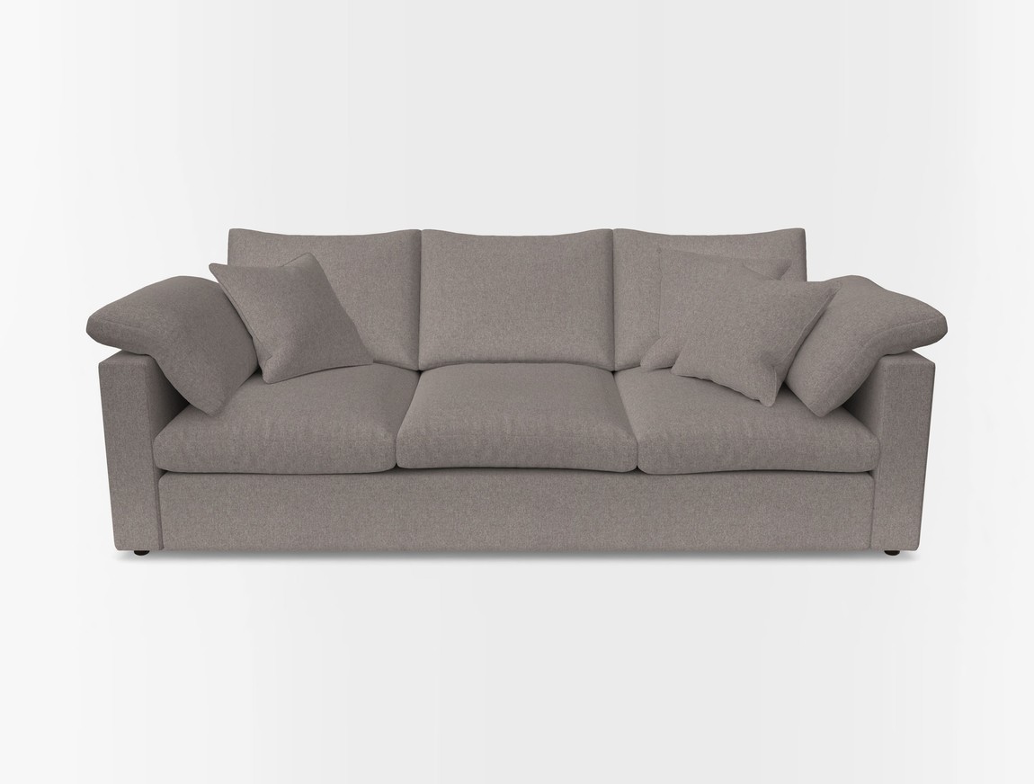 4 Seater Straight Arm Sofa