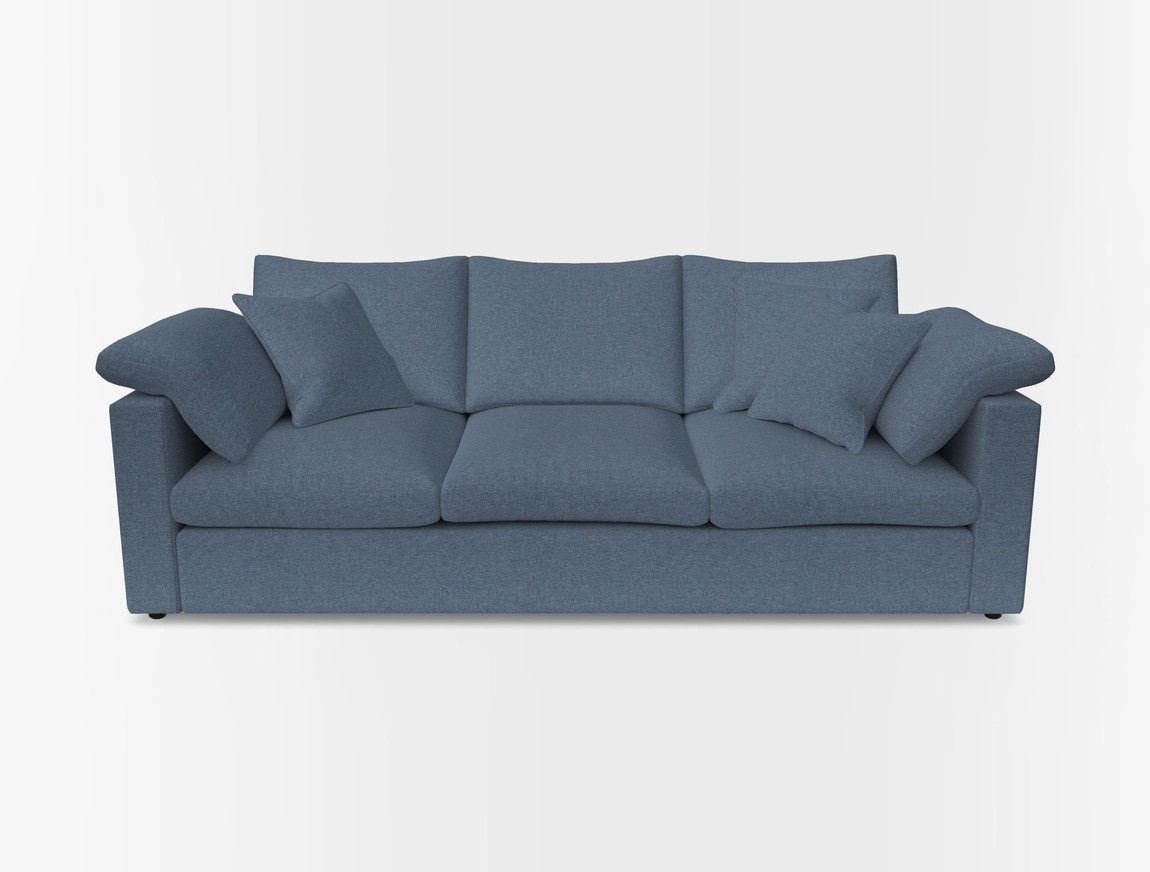 4 Seater Straight Arm Sofa