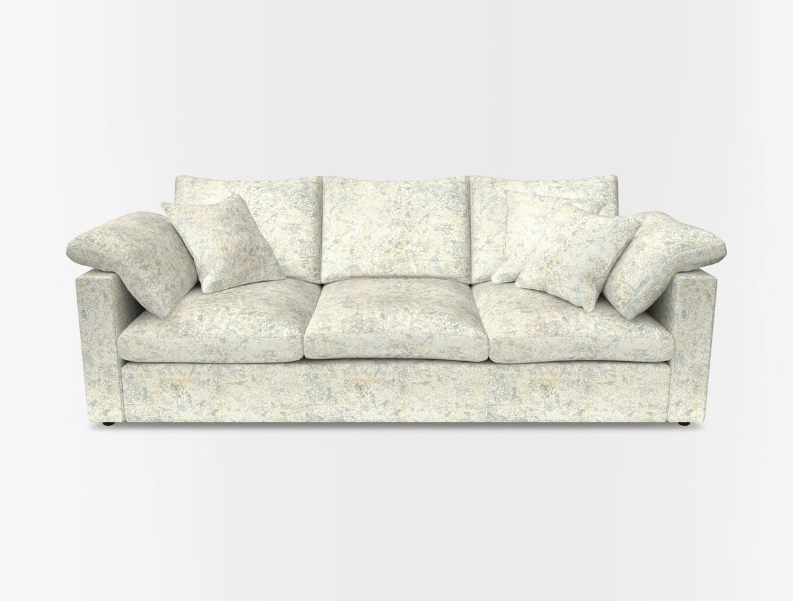 4 Seater Straight Arm Sofa