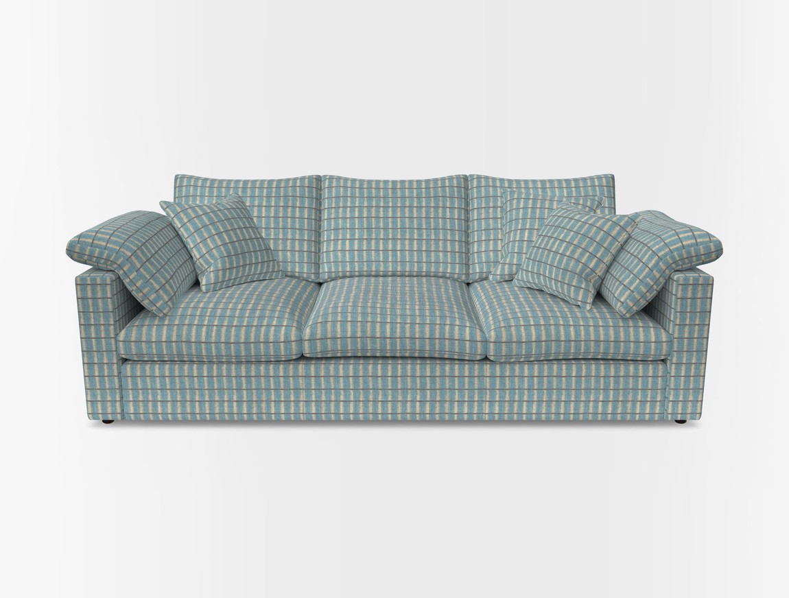 4 Seater Straight Arm Sofa