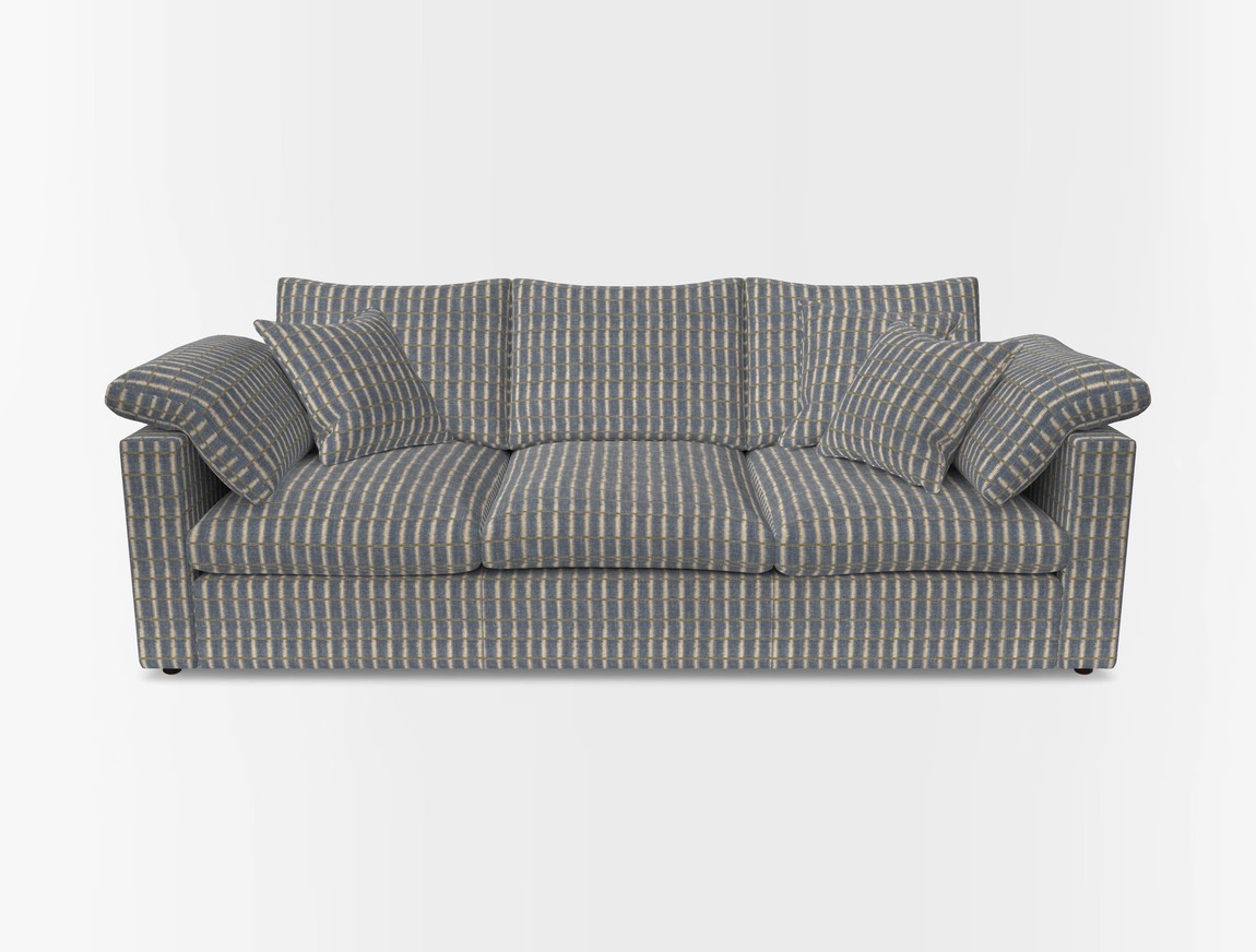 4 Seater Straight Arm Sofa