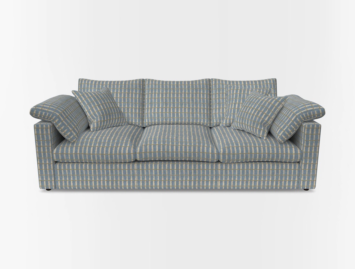 4 Seater Straight Arm Sofa
