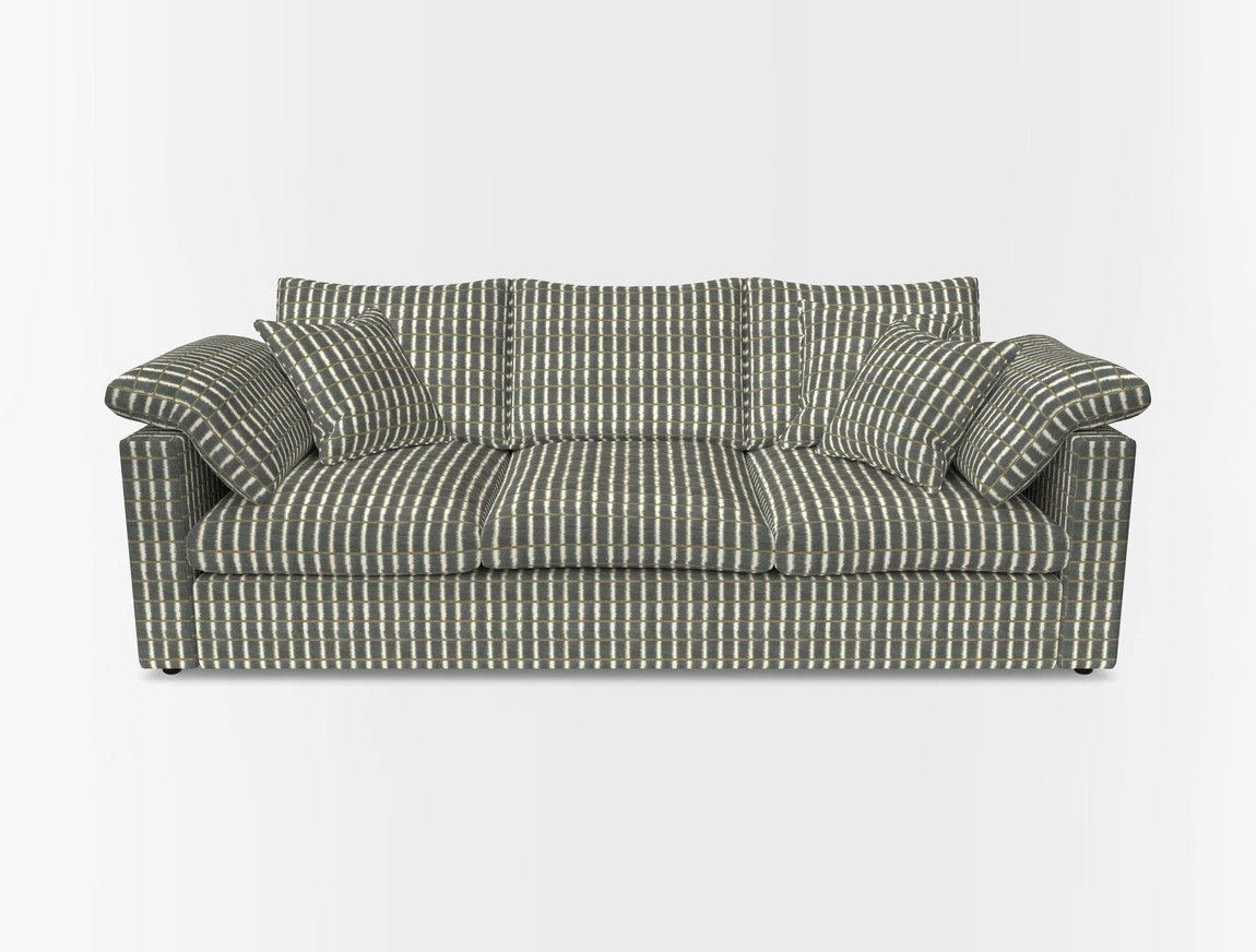 4 Seater Straight Arm Sofa