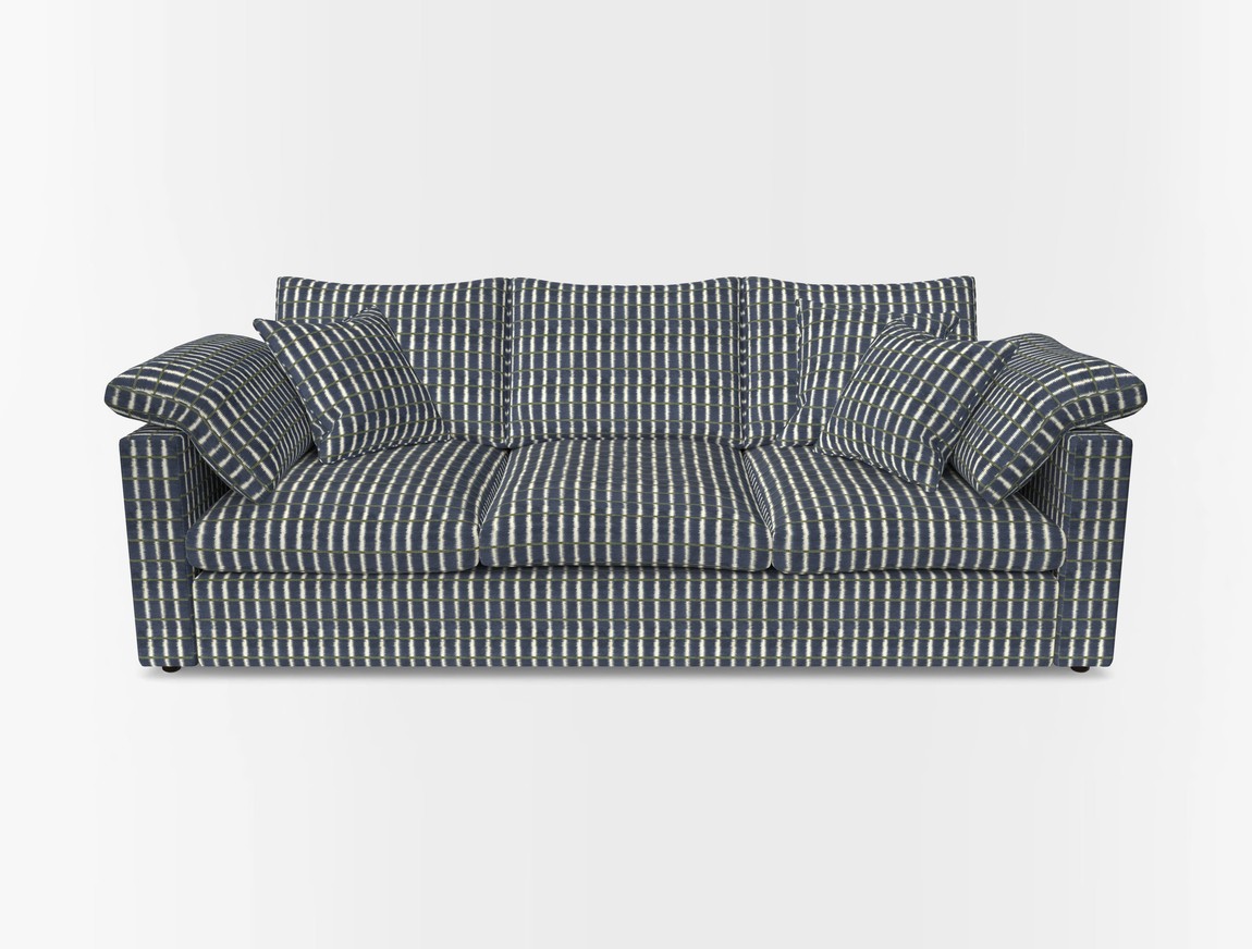 4 Seater Straight Arm Sofa
