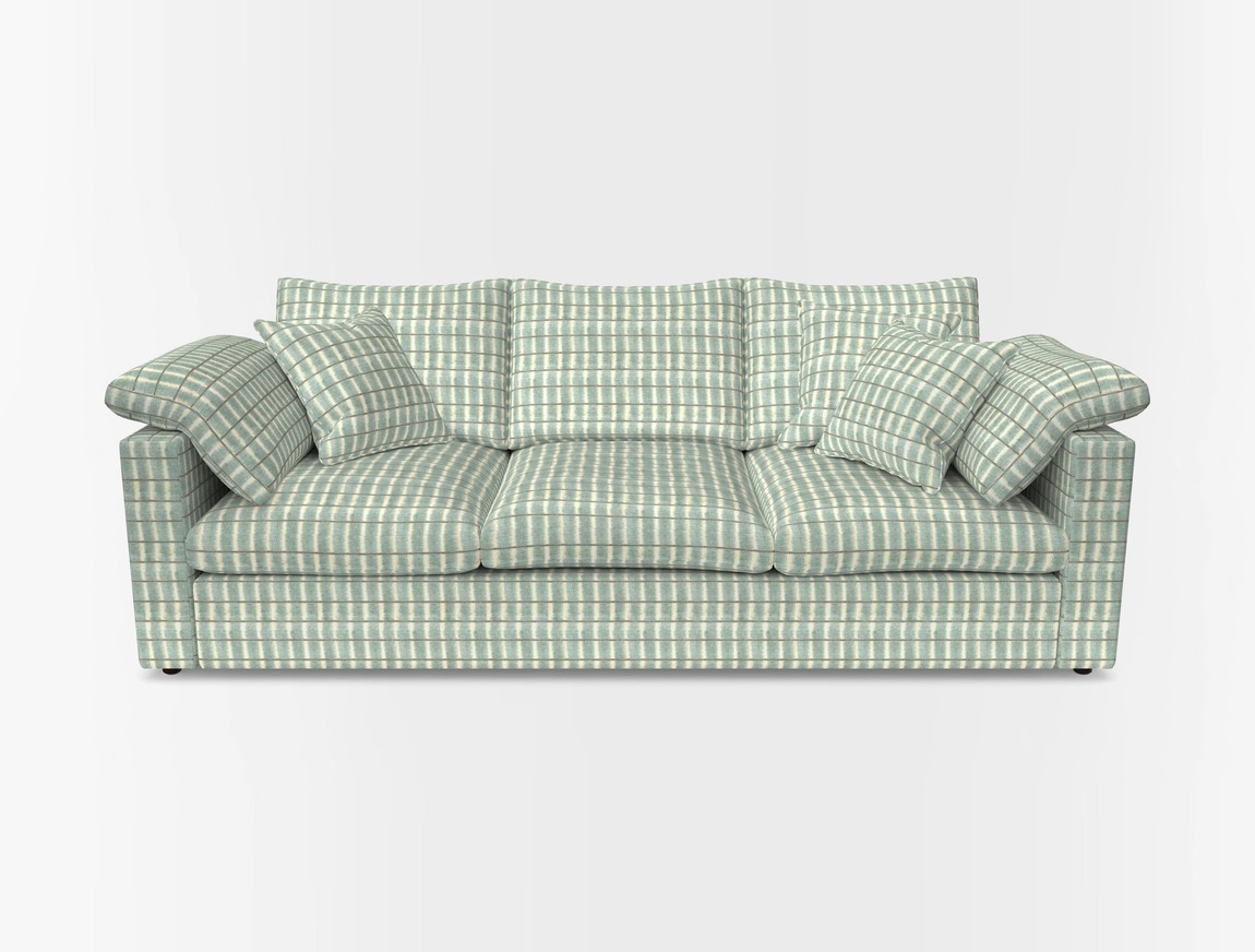 4 Seater Straight Arm Sofa