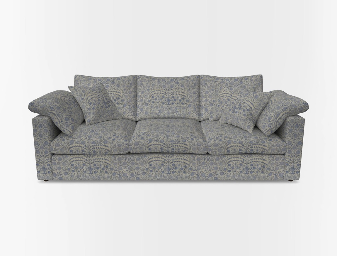 4 Seater Straight Arm Sofa