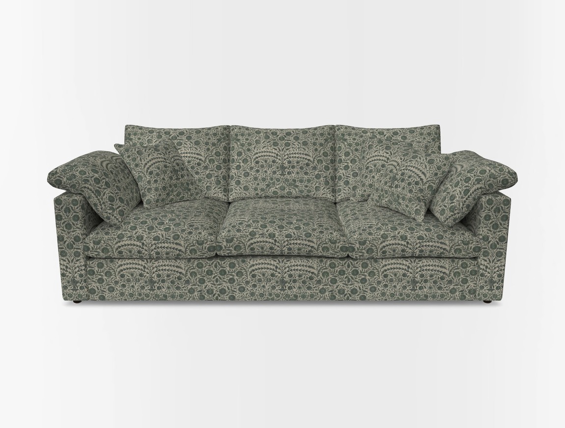 4 Seater Straight Arm Sofa