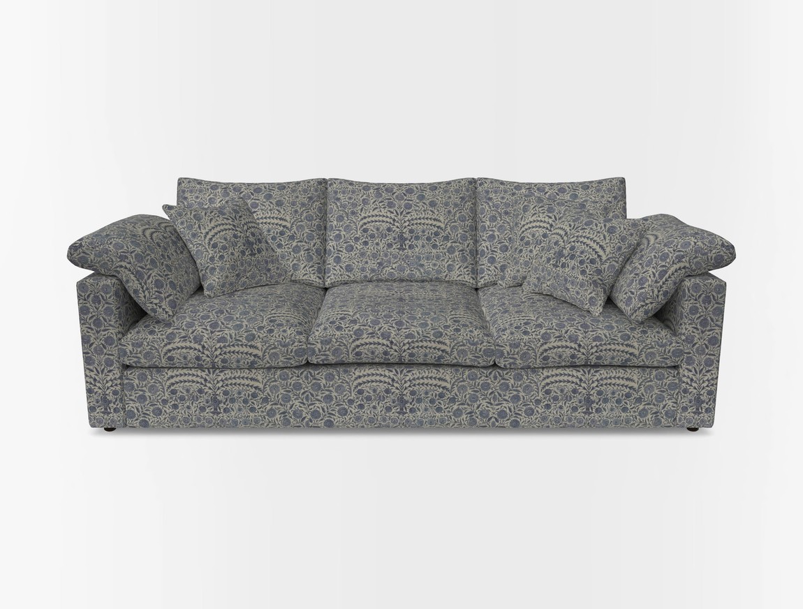 4 Seater Straight Arm Sofa