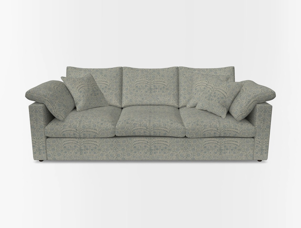 4 Seater Straight Arm Sofa