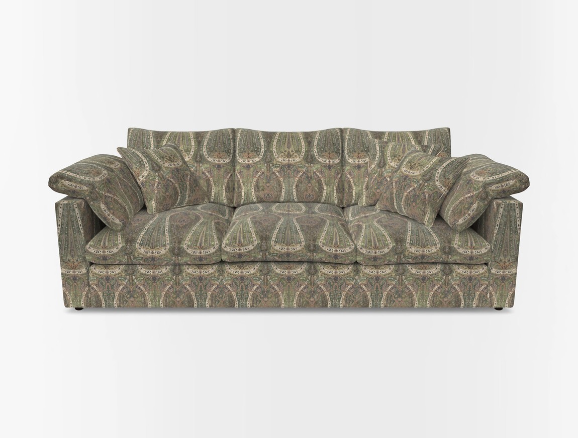 4 Seater Straight Arm Sofa