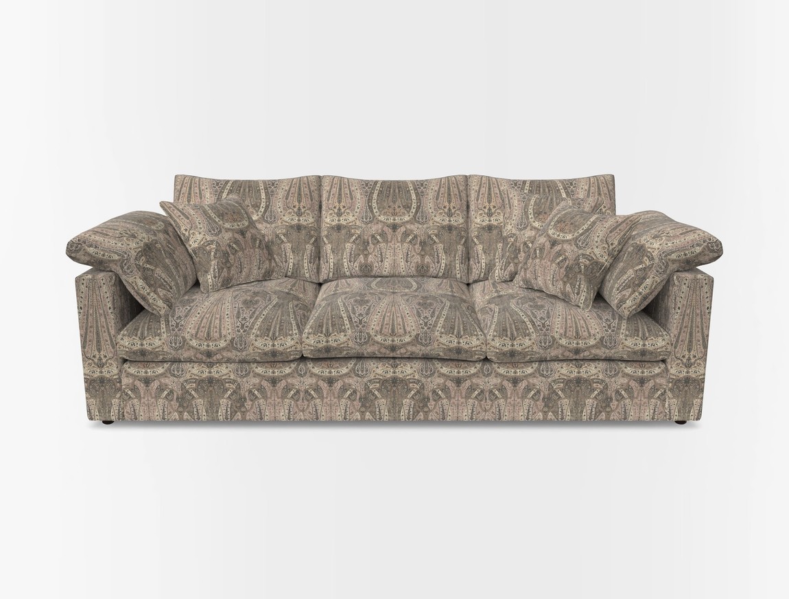 4 Seater Straight Arm Sofa