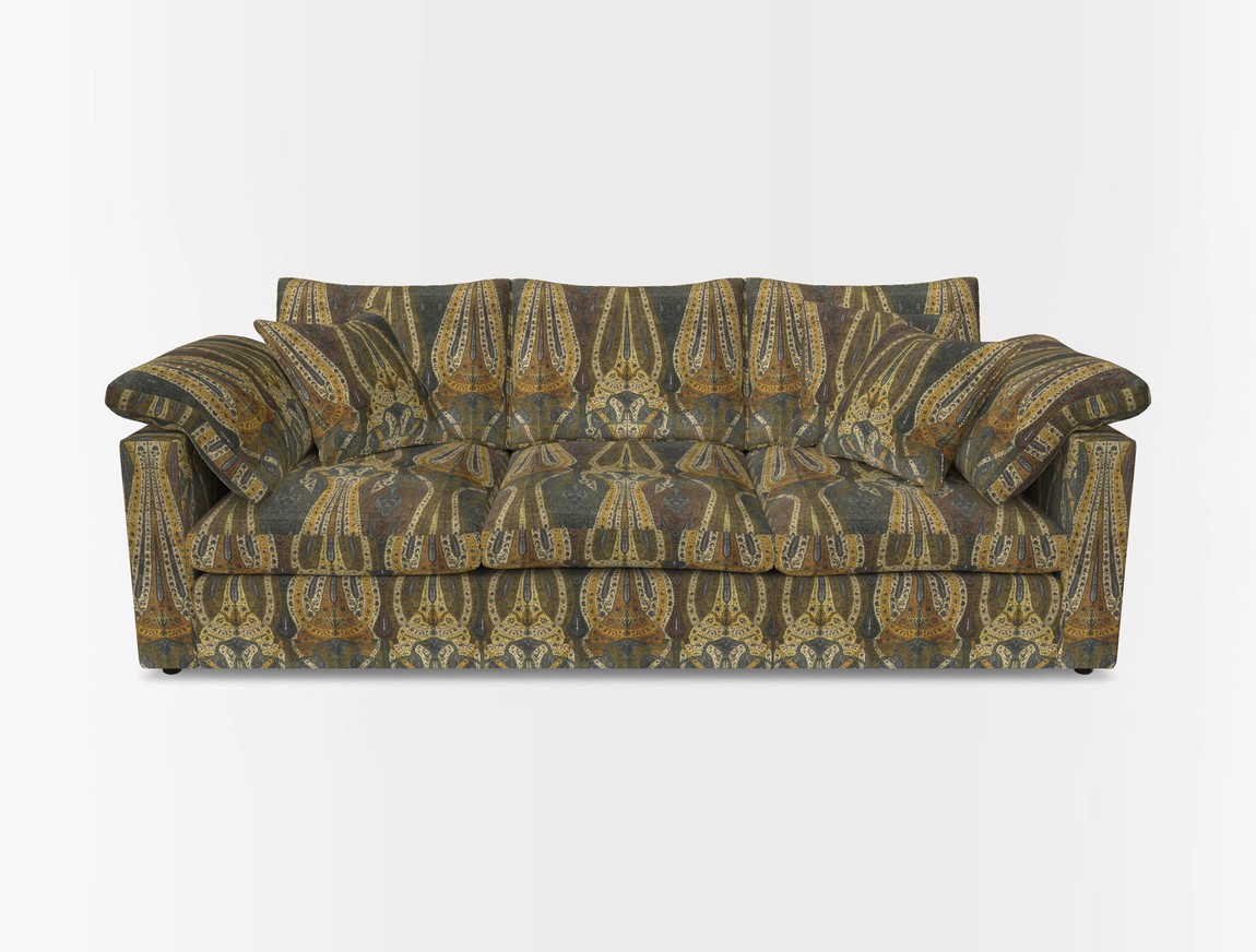 4 Seater Straight Arm Sofa