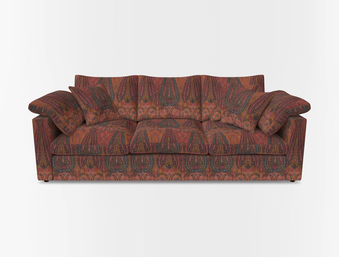 4 Seater Straight Arm Sofa