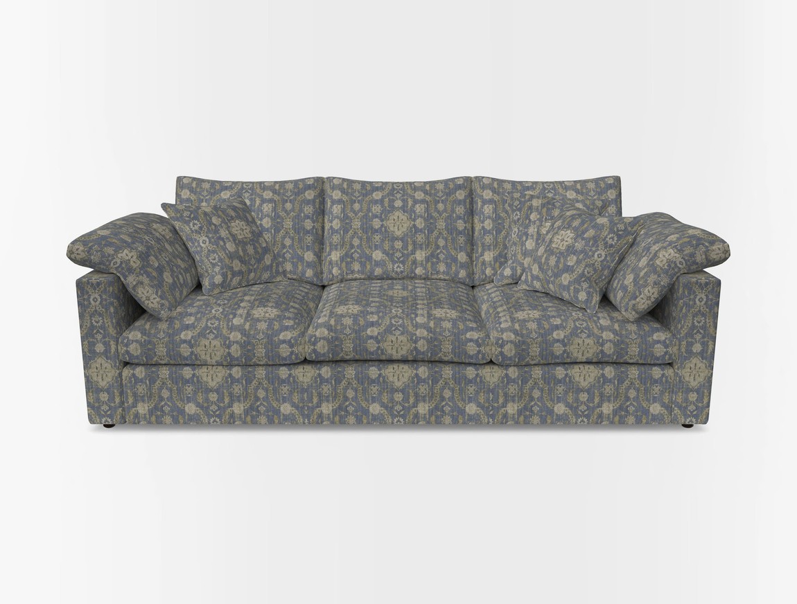 4 Seater Straight Arm Sofa